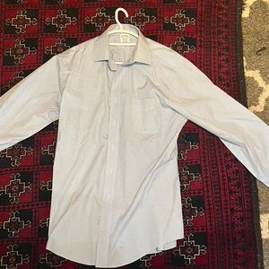 Brooks Brothers 16-36 Classic Fit Blue Button Down Dress Shirt